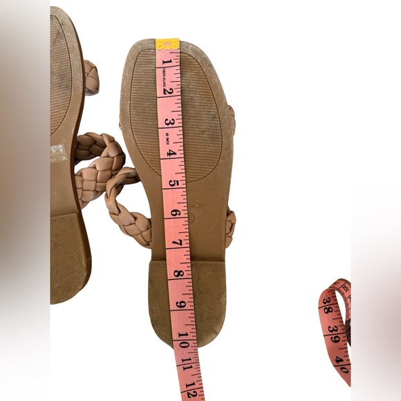 Sincerely Jules Tan Braided Sandals - Picture 9 of 10